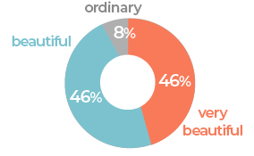 Respondents who answered that the exterior of the piano was very clean or clean after repair: 92%.